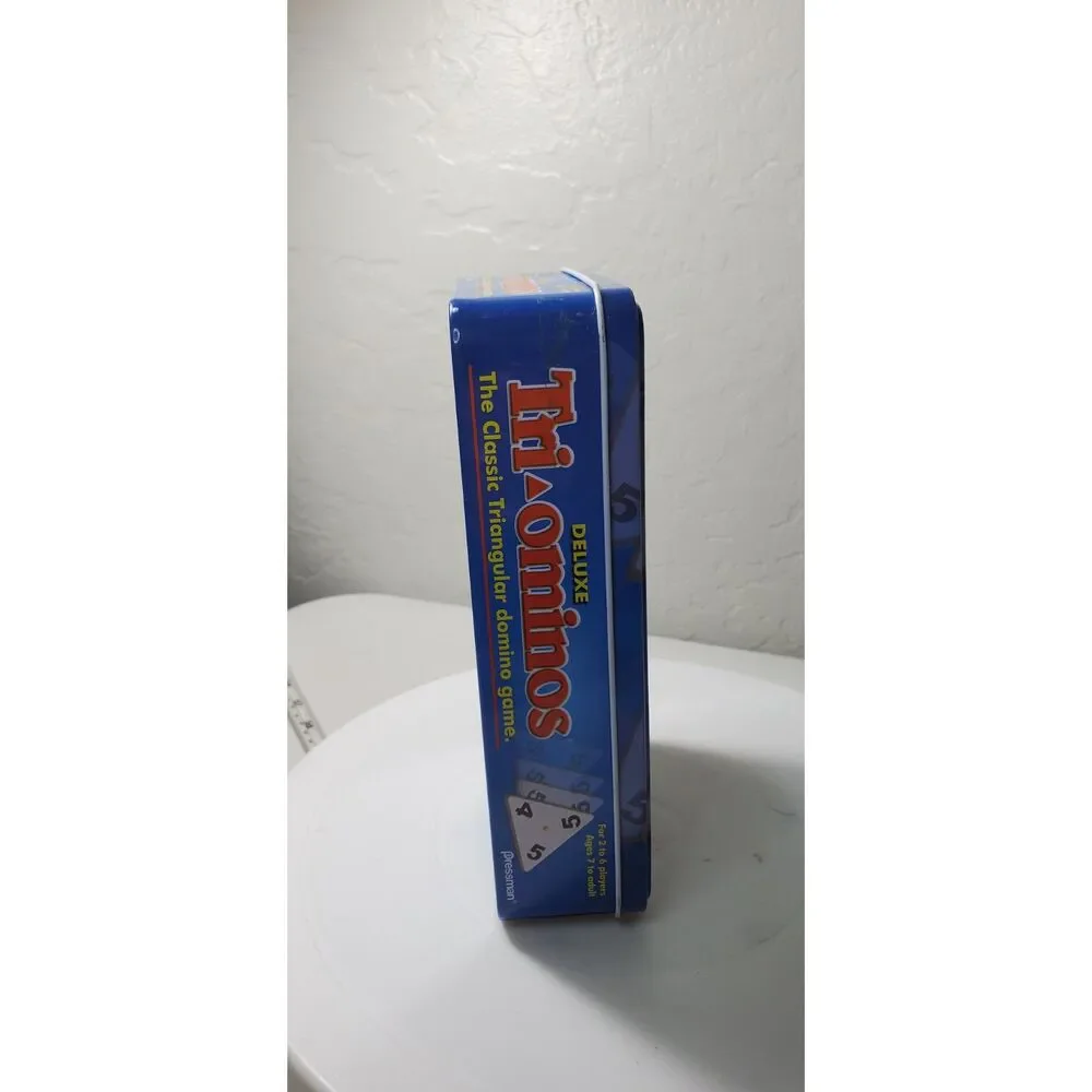 Triominos Deluxe (like dominoes but with triangula shape tiles)~Brand New~